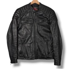 Superdry leather jacket mens - jacket,