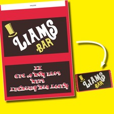 PERSONALISED WILLY WONKA CHOCOLATE BAR WRAPPER HAPPY birthday fun Novelty GIFT