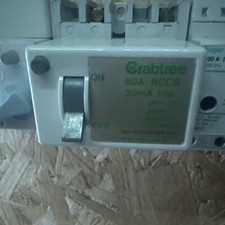 CRABTREE 628/100 80A RCCB. 80A 30mA. BS4293.