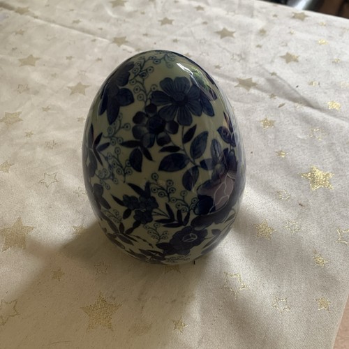 Ornamental china egg - ornamental,