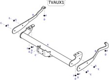 Towtrust Fixed Flange Towbar