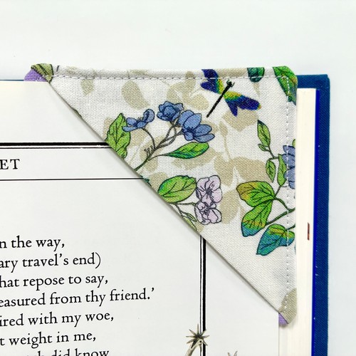 Handmade floral fabric corner - floral,