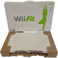Nintendo Wii Fit Balance Board Motion Sensor White W/ Box [Untested]