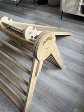 Kids Wooden Climbing Frame With Slide