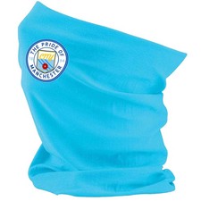 CITY of Manchester Crest Snood Neck Warmer Beechfield Morf® Printed Scarf Mask