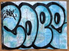 COPE2 NYC Subway Map Graffiti