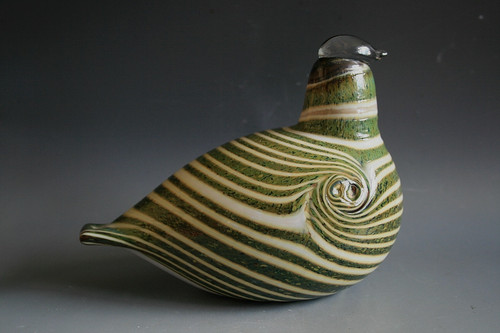 Oiva toikka glass - glass, bird