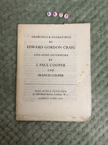 Edward gordon craig rare - edward, ,