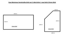 Vermiculite brick set to Suit