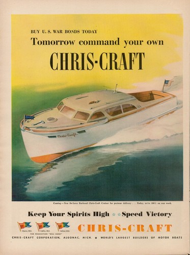 1944 boats motor chris craft - motor,