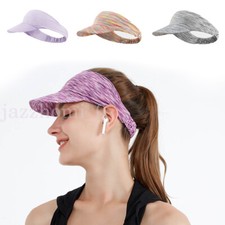 Sun Visor Elastic Sports Hat Tennis Golf Headband Cap Ladies Women Sun Vizor UK