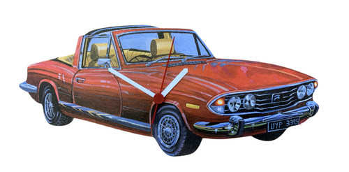Triumph stag clock - triumph,