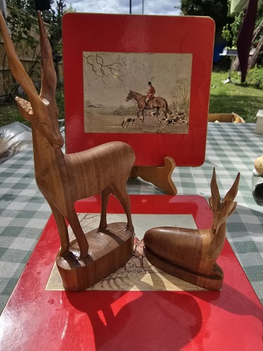 Antelope vintage wood - antelope,