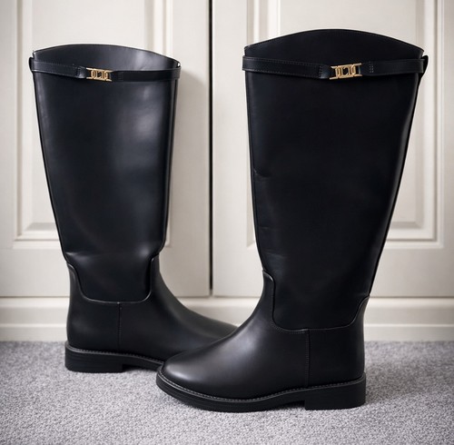 New lipsy black knee - black, high
