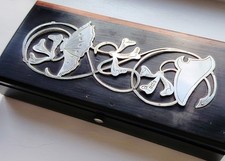 Ebonized Trinket Box, Silver