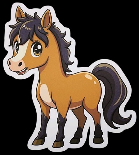 Horse waterproof car decal - horse,