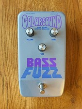 Colorsound Bass Fuzz Pedal by