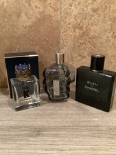Empty Aftershave Bottles Chanel Bleu Diesel Dolce & Gabbana K