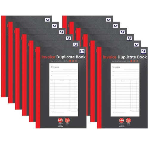 Invoice duplicate books - invoice,