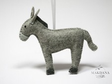 Handmade Felt Christmas Donkey