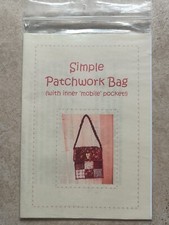 Vintage by Judy Young Designed Pattern Simple Patchwork Bag