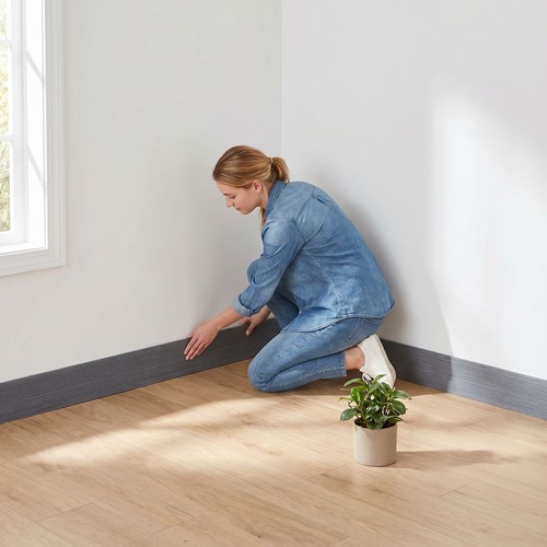 Pvc flexible skirting board - flexible,