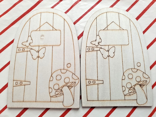Wooden fairy door - -, elf