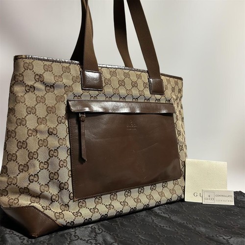 Gucci tote bag canvas - tote, gg