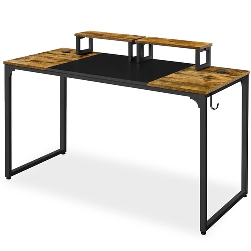 Wooden computer desk study - desk,