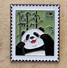 Giant Panda Metal Enamel Pin Badge Brooch Selfie Stamp Animal Lover Bear Bamboo