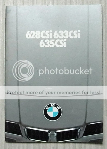 Bmw 628 633 - 628,, csi