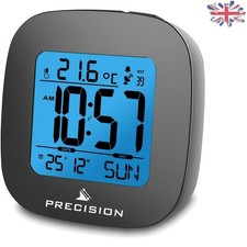 Compact Black Digital Alarm