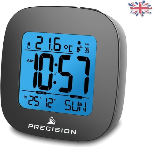 Compact black digital alarm - compact,