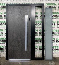 MODERN FRONT DOOR WITH SIDE