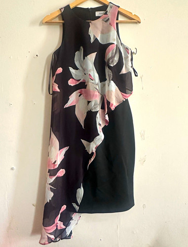 Coast black floral sheer - coast,
