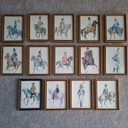 Vintage framed military - 14,