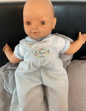 Vintage 1980s Large Baby Pepo Doll By Famosa , Spain . Original Outfit. 23” Tall