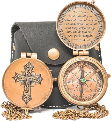 Antique vintage brass pocket - vintage,