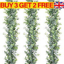 6FT Artificial Fake Eucalyptus Willow Garland Leaf Vine Leaves Wedding Decor UK