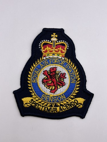 Raf benson station badge - benson,