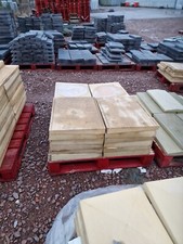 Concrete Coping Stones - 20nr - Buff - 450 x 600mm - Single Weathered