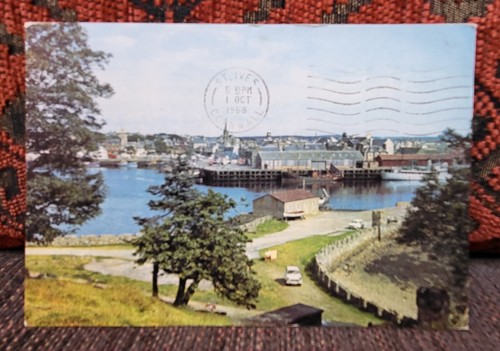 Vintage postcard used - vintage,
