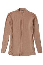 River Island Beige Ribbed Skinny Jumper Top High Neck