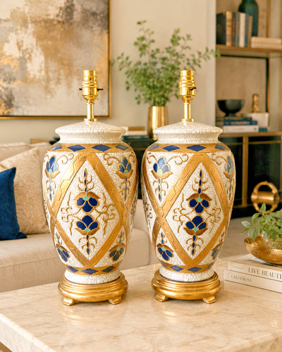 Pair table lamps - pair,