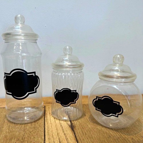 Set clear plastic - 3, storage