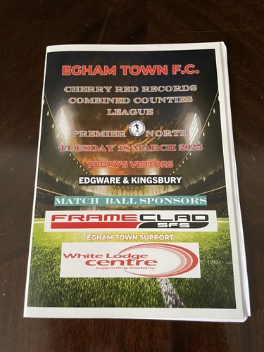 Egham town edgware - v, &