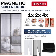 Magnetic Fly Screen Door Mesh