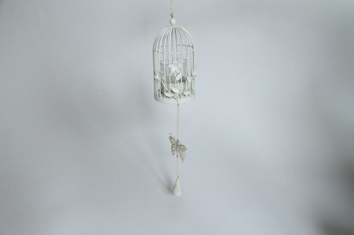Hanging cage lantern with - hanging,