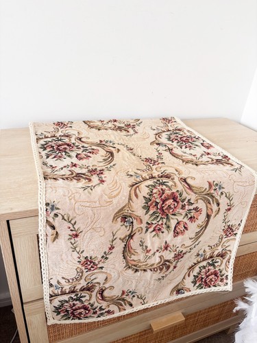 Vintage jacquard fabric - vintage,