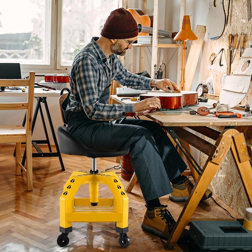 Wheeled seat mechanic - wheeled, stool